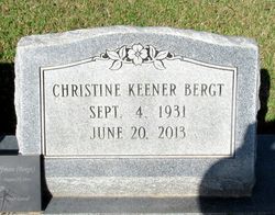 Christine Lois <I>Keener</I> Bergt 