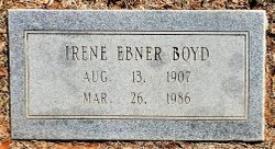 Irene <I>Ebner</I> Boyd 