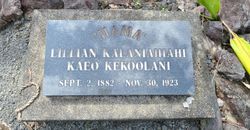 Lillian Kalaniahiahi <I>Ka'eo</I> Kekoolani 