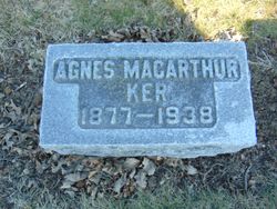 Agnes <I>MacArthur</I> Ker 