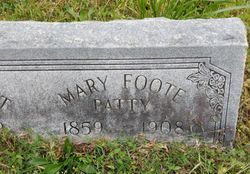 Mary Frances <I>Foote</I> Patty 