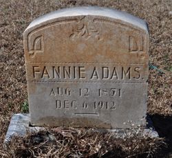Fannie <I>Harrison</I> Adams 