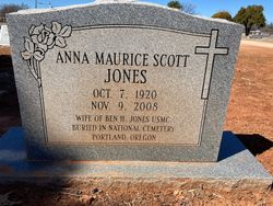 Anna Maurice <I>Scott</I> Jones 