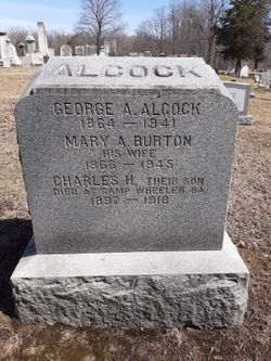 Mary Ann <I>Burton</I> Alcock 