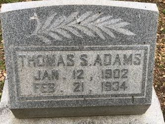 Thomas S Adams 