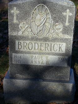 Anna H. <I>Kelly</I> Broderick 