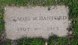Gladys Marie <I>Lindstrom</I> Hanford 