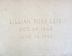 Lillian R. <I>Ross</I> Leis 