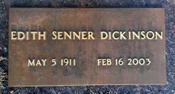 Edith V. <I>Senner</I> Dickinson 