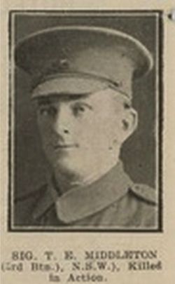 Private Thomas Ernest Middleton 