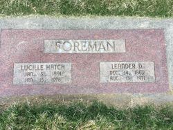 Ida Lucille <I>Hatch</I> Foreman 