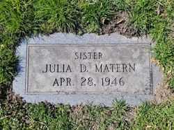 Julia <I>Downey</I> Matern 