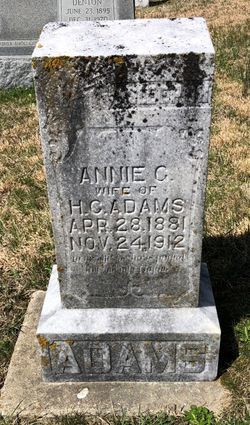 Annie G <I>Alfrey</I> Adams 