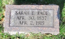 Sarah Elizabeth “Sallie” <I>Roup</I> Page 