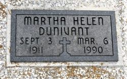 Martha Helen <I>Stone</I> Dunivant 