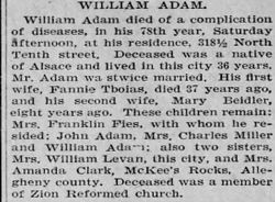 William K. Adam 