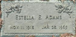 Lessie Estella “Stella” <I>Englebert</I> Adams 