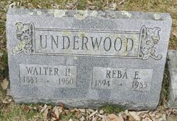 Reba Electa <I>Ganoung</I> Underwood 