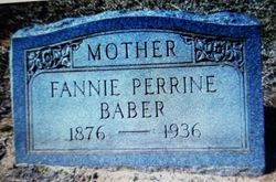 Fannie <I>Perrine</I> Baber 