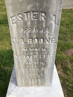 Esther A. “Hettie” <I>Johnson</I> Boone 