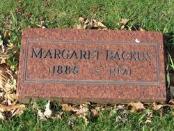 Margaret Louise <I>Lechner</I> Backus 