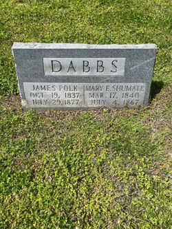 Mary E <I>Shumate</I> Dabbs 