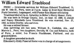 William Edward Trueblood 