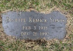 Janette Read <I>Remick</I> Yonts 