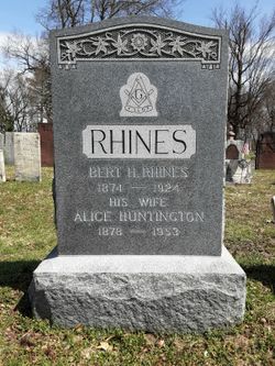 Alice <I>Huntington</I> Rhines 