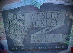 Wesley Ackley 