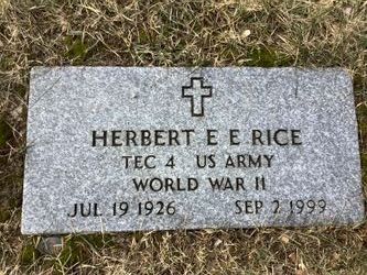 Herbert Elmer Edward Rice 
