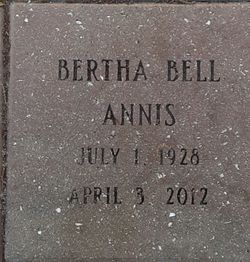 Bertha Bell <I>Bloss</I> Annis 