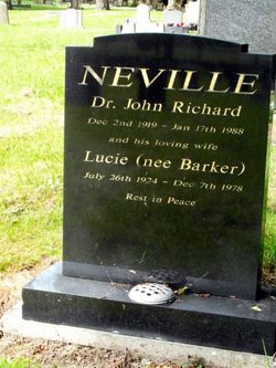 Lucie <I>Barker</I> Neville 