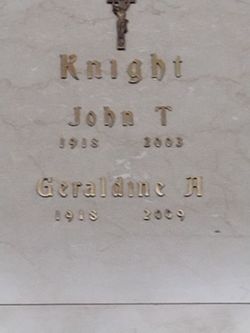 Geraldine A. <I>Naughton</I> Knight 