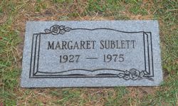 Margaret Louise <I>Fischer</I> Sublett 