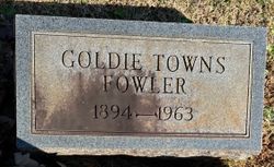 Susie Goldie <I>Towns</I> Fowler 