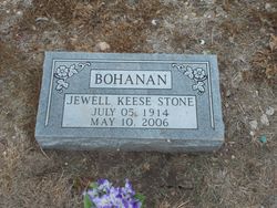 Janie Jewell <I>Keese</I> Bohanan 