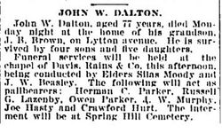 John Washington Dalton 
