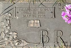 Frances Edna <I>Crockett</I> Brown 