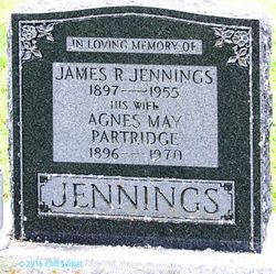 Agnes May <I>Partridge</I> Jennings 