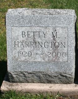 Betty M Harrington 