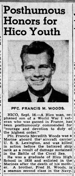PFC Francis Meredith Woods 
