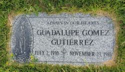 Guadalupe <I>Gomez</I> Gutierrez 