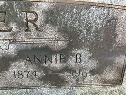 Annie B <I>Driskell</I> Miller 