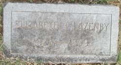 Elizabeth Jane <I>Cotton</I> Lazenby 