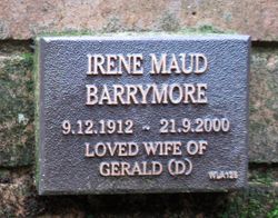 Irene Maud <I>Barlett</I> Barrymore 