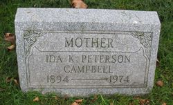 Ida K <I>Peterson</I> Campbell 