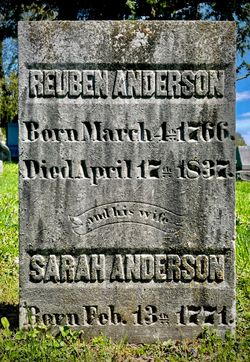 Sarah <I>Runyon</I> Anderson 
