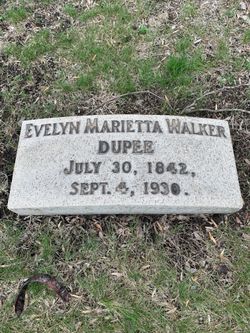 Evelyn Marietta <I>Walker</I> Dupee 