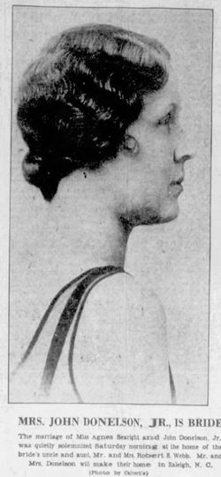 Agnes <I>Searight</I> Donelson 